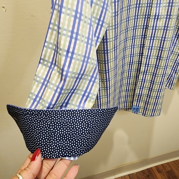 Bugatchi Uomo button Down shirt size 15 1/2 - Picture 8 of 10